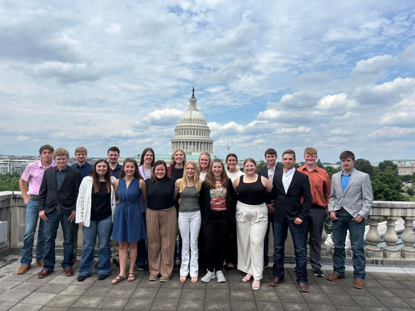 SD Farmers Union youth group at the U.S. Capitol